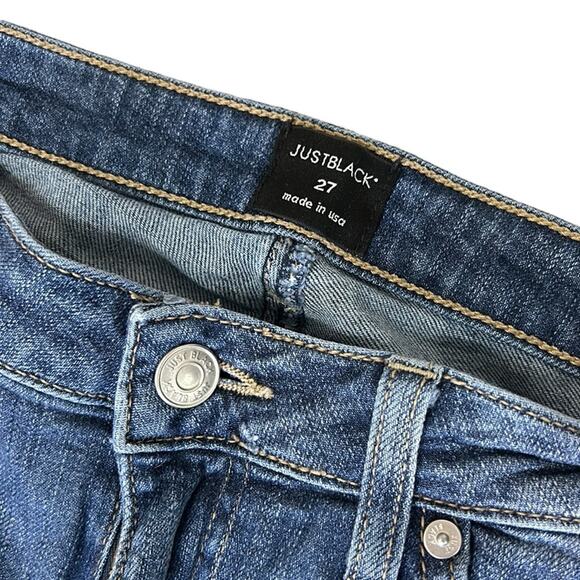 Just Black Womens Distressed Denim Jeans, Size 27 - Picture 4 of 6